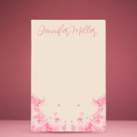 Aquarelle féminine Sakura fleurs japonaises