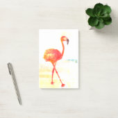 Post-it® Aquarelle Flamant rose rose Dessin Notes post-it (Bureau)