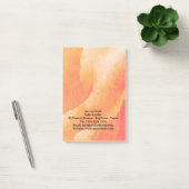 Post-it® Aquarelle Fleur Orange (Bureau)