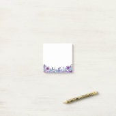 Post-it® Aquarelle fleur sauvage (Sur un bureau)