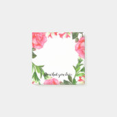 Post-it® Aquarelle Fleurs roses Circle Wreath (Devant)