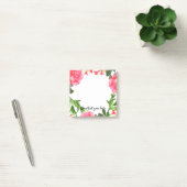 Post-it® Aquarelle Fleurs roses Circle Wreath (Bureau)