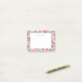 Post-it® Aquarelle Florale (Sur un bureau)