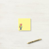 Post-it® Aquarelle florale art floral moderne (Sur un bureau)