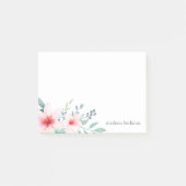 Post-it® Aquarelle florale de fond et de sable (Devant)