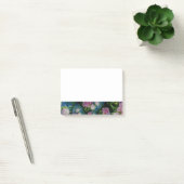 Post-it® Aquarelle florale de pivoine rose blanc (Bureau)