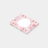 Post-it® Aquarelle Florale Moderne Personnalisée (Incliné)