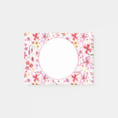 Post-it® Aquarelle Florale Motif moderne (Devant)