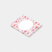 Post-it® Aquarelle Florale Motif moderne (Incliné)