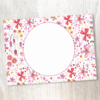 Aquarelle Florale Motif moderne