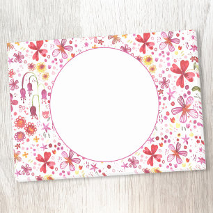 Post-it® Aquarelle Florale Motif moderne