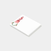Post-it® Aquarelle hiver Noël Gnome mignon Petit (Incliné)
