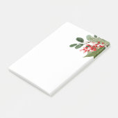 Post-it® Aquarelle Holly Feuille Red Berry  (Incliné)