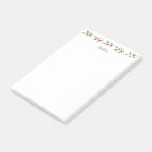 Post-it® Aquarelle Holly Garland (Incliné)