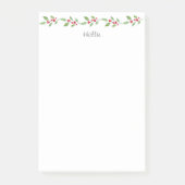 Post-it® Aquarelle Holly Garland (Devant)