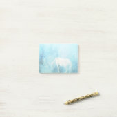 Post-it® Aquarelle Horse Post (Sur un bureau)