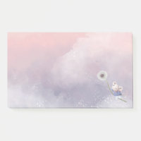 Aquarelle Imaginaire mignon Souris Dandelion Flyin