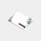 Post-it® Aquarelle Laurel Wreath Personnalisée (Incliné)