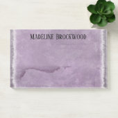 Post-it® Aquarelle Lavendine Beau Monogramme (Bureau)