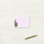 Post-it® Aquarelle Lilac Arbuste Jardin Fleurs Art Post-it (Sur un bureau)
