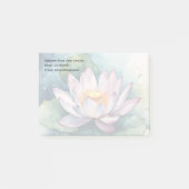 Post-it® Aquarelle Lotus Fleur (Devant)