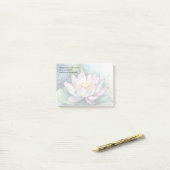 Post-it® Aquarelle Lotus Fleur (Sur un bureau)