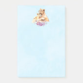 Post-it® Aquarelle mignonne Mère Lion & Cub (Devant)
