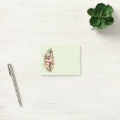 Post-it® Aquarelle mignonne Sloth & Feuilles tropicaux (Bureau)