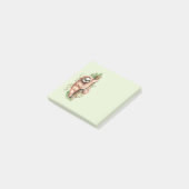 Post-it® Aquarelle mignonne Sloth & Feuilles tropicaux (Incliné)