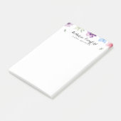 Post-it® Aquarelle moderne Floral (Incliné)