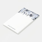 Post-it® Aquarelle | moderne florale foncée (Incliné)