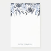 Post-it® Aquarelle | moderne florale foncée (Devant)