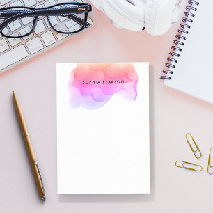 Post-it® Aquarelle moderne personnalisée