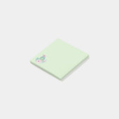 Post-it® Aquarelle Oiseau et fleurs (Incliné)