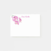 Post-it® Aquarelle Orchidées roses Personnaliser (Devant)