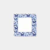 Post-it® Aquarelle Papillon Motif bleu (Devant)