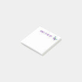 Post-it® Aquarelle Papillon Vous êtes assez Rappel (Incliné)