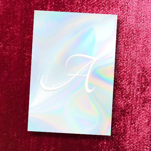 Post-it® Aquarelle pastel abstrait personnalisé monogramme 