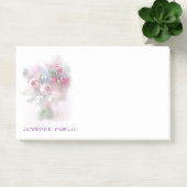 Post-it® Aquarelle Pastel Couleurs Roses Fleurs florales (Bureau)