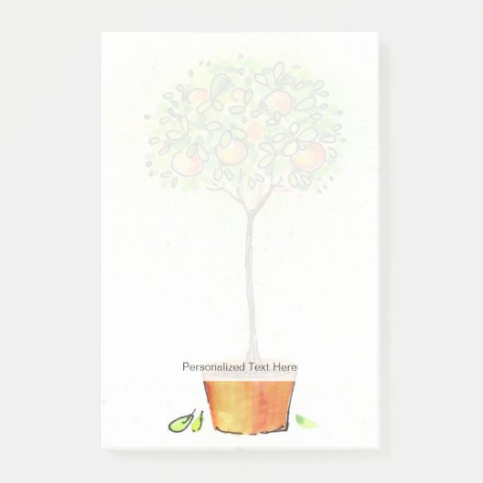 Post-it® Aquarelle peinte en pot (Devant)
