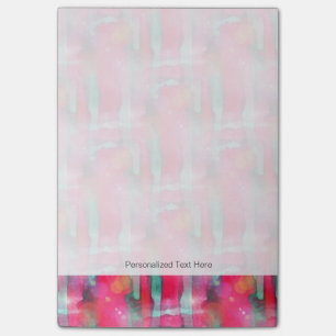 Post-it® Aquarelle peinte par résumé d'éclat de Sun