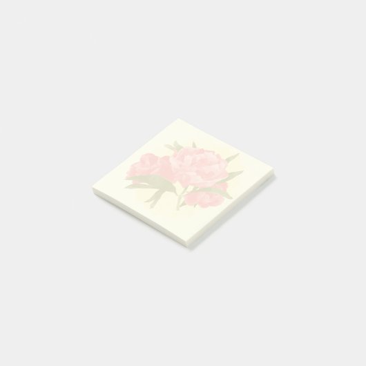 Post-it® Aquarelle Peonies 3x3 (Incliné)