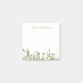 Post-it® Aquarelle personnalisée Eucalyptus Vert (Devant)