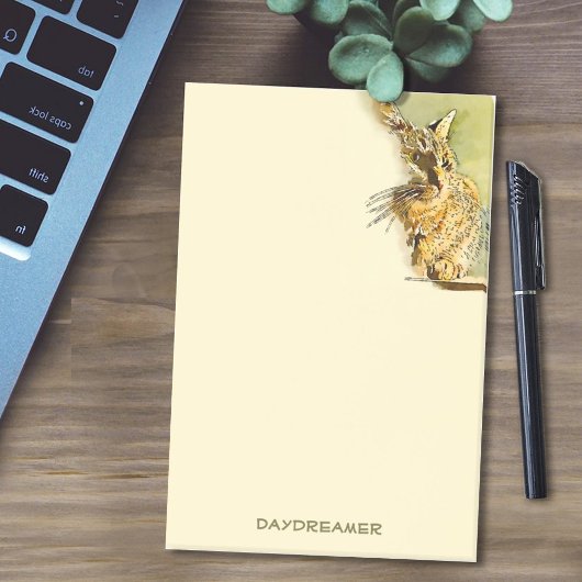 Post-it® Aquarelle personnalisée Fun Pet Sitter Kitty