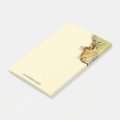 Post-it® Aquarelle personnalisée Fun Pet Sitter Kitty (Incliné)