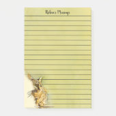 Post-it® Aquarelle personnalisée profil de chat Whiskers Li (Devant)