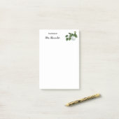 Post-it® Aquarelle Plante moderne Du Bureau De Sticky (Sur un bureau)