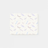 Post-it® Aquarelle Plumes Feuilles et Branches Motif (Devant)
