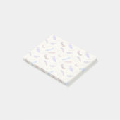 Post-it® Aquarelle Plumes Feuilles et Branches Motif (Incliné)