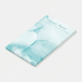 Post-it® Aquarelle professionnelle bleu et blanc (Incliné)